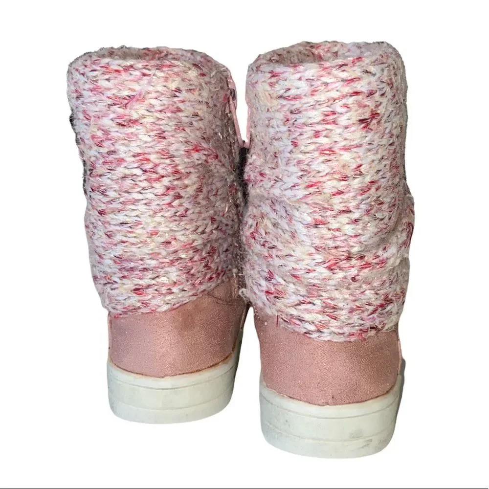 ☀️6/$20☀️ pink winter toddler boots